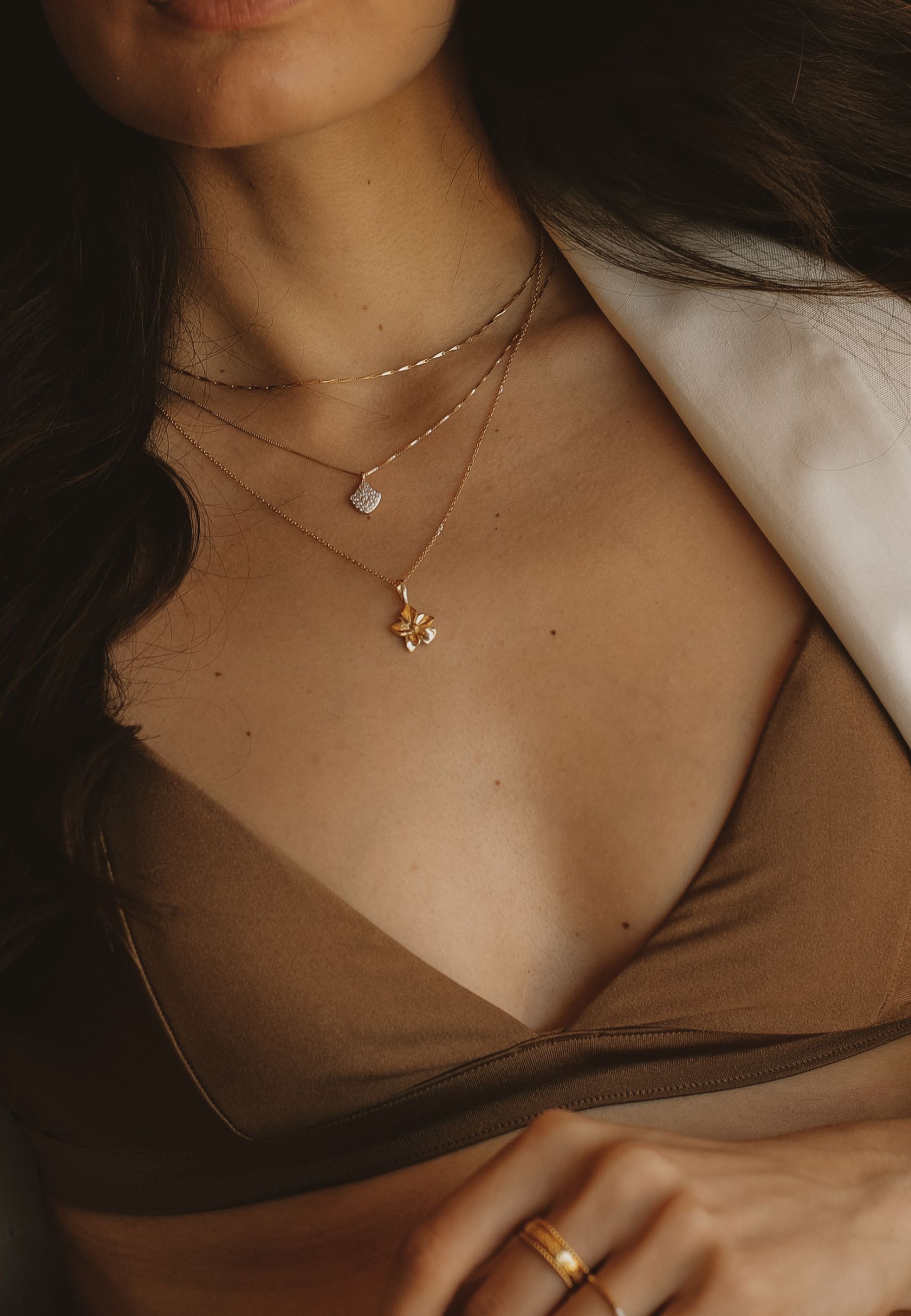 Collar concha oro  5 