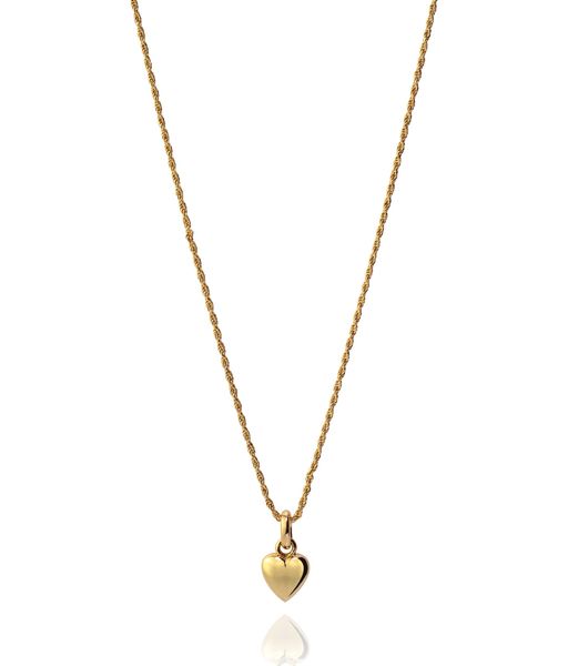 Balloon necklace in sterling silver and gold plating.